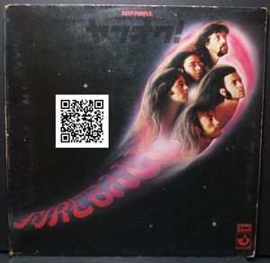 レア盤-Hard_Rock-Gramophoneーテクスチャード-UK Org★Deep Purple - Fireball[LP, '71:Harvest - SHVL 793, Harvest - 1E 064 o 92726]