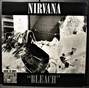 レア盤-Indies_Alternative-UK盤-白マーブル盤★Nirvana - Bleach[LP, '02:Sub Pop - 9878700341, White Marbled]