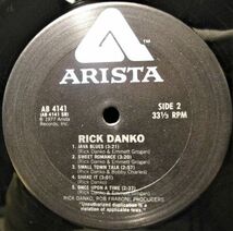 レア盤-US_Rock-Ex. The Band-USオリジナル★Rick Danko - Rick Danko[LP, '77:Arista - AB 4141]_画像6