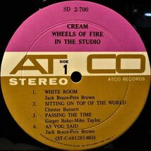 レア盤-USオリジナル★Cream - Wheels Of Fire[2 x LP, '68:ATCO Records SD 2-700]_画像7