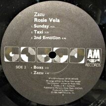 レア盤-AOR-Steely Dan, 他豪華メンバー-Gary Katz_プロデュース-US Org★Rosie Vela - Zazu[LP, '86:A&M Records - SP 6-5016, SP-6-5016]_画像5