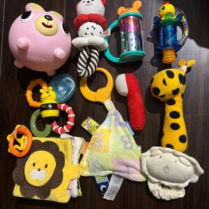 0歳　1歳　おもちゃ　まとめ売り　ベビーカー　お風呂　シャカシャカ絵本　ガラガラ　人形