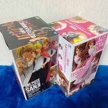 【未開封】ワンピース GLITTER＆BRAVE GLAMOROUS サンジ プリン 2体セット まとめ売り マント レア 希少 ONE PIECE グリッター 新品 ピンク_画像2