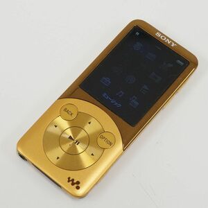 SONY ソニー WLKAMAN ウォークマン NW-S755 16GB USED品 ゴールド ポータブルオーディオプレーヤー 【難有】 T V9117