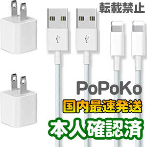 iPhone 充電器 USB ケーブル 2本セット 1m コード lightning cable