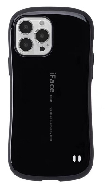 送料無料 黒 iFace iPhone13pro用 箱あり ケース First Class ハードケース 愛用のiphoneを守る 耐衝撃 ストラップ穴付きお洒落