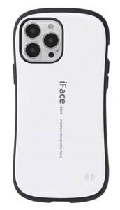 送料無料　白 iFace iPhone13pro用 箱あり ケース First Class ハードケース 愛用のiphoneを守る 耐衝撃 ストラップ穴付きお洒落