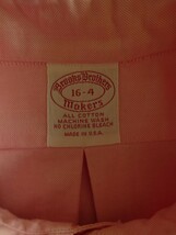 ★USA製★ビンテージ Brooks Brothers ブルックスブラザーズ 長袖 ボタンダウン シャツ 16-4★ピンク ALL COTTON アメリカ製 OLD_画像1