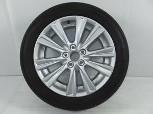 ★☆B948 トヨタ純正 アルファ－ド 30系 AGH30W 純正 アルミホイール タイヤ付 18X7.5J 5穴 PCD114.3 +45 1本 ENKEI製 棚S☆★ 