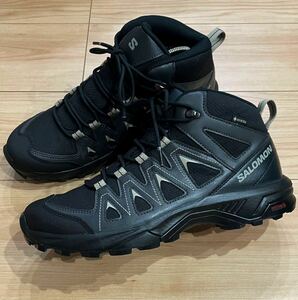 大人気モデル！ SALOMON サロモン トレッキングシューズ X BRAZE MID GORE-TEX ゴアテックス ブラック 26.5㎝ メンズ アウトドア 新規×