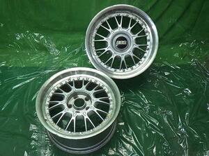 BBS RB016 17インチ アルミホイール 9j(2本)【中古】