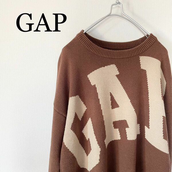 GAP ギャップ ニット ビッグロゴ セーター