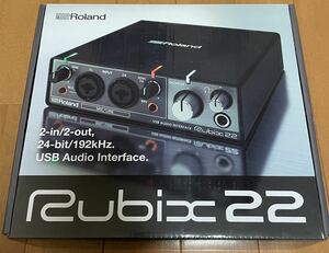 【未使用品】 Roland Rubix22 USB Audio Interface Boss ローランド ボス DTM レコーディング モニター オーディオ インターフェース