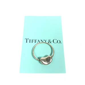 【ティファニー】本物 TIFFANY&Co. 指輪 ビーン シルバー925 サイズ11号 リング メンズ レディース アクセサリー 送料370円の画像1