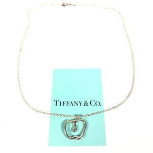 Красивые товары [Tiffany] Real Tiffany &amp; Co. Ожерелье яблочное яблочное мотив Серебряный Серебро Серебряный Серебро