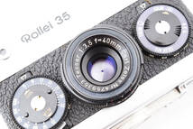 【極上美品】 ローライ35 Rollei 35 Tessar 40mm F3.5 フィルムカメラ ドイツ製 動作確認済み #1231_画像10