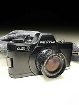 ■古い時代物 PENTAX ペンタクスペンタックス auto 110 レンズセット パンケーキ 18mm 50mm 25.5mm AF130P フラッシュ 動作不明_画像2