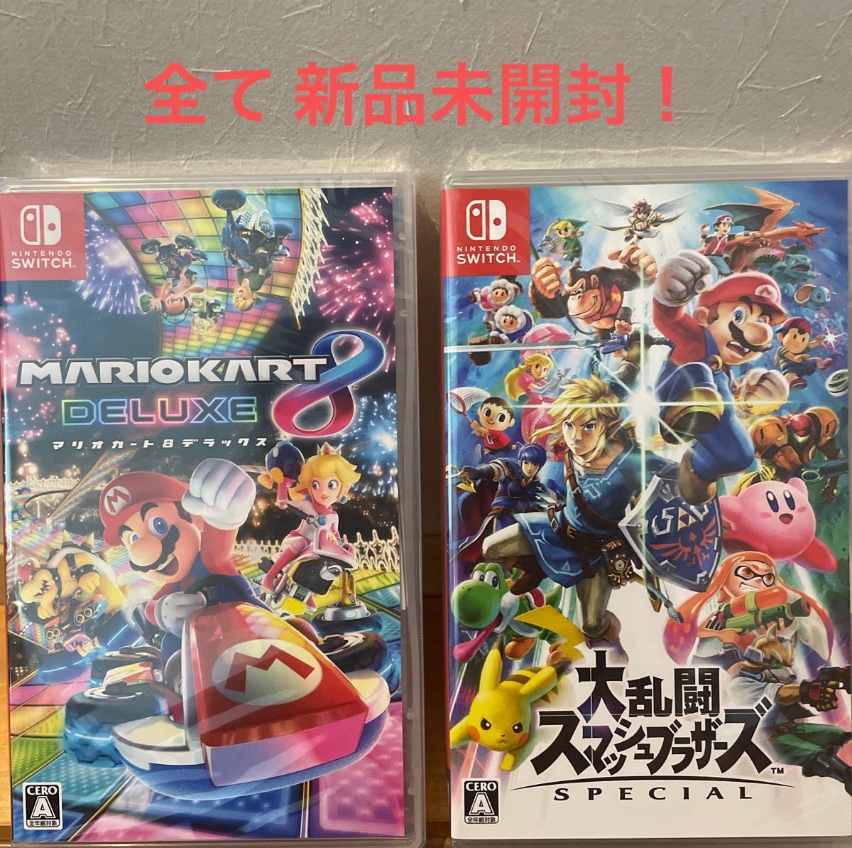 大乱闘スマッシュブラザーズ ＋ マリオカート8デラックス 2本セット