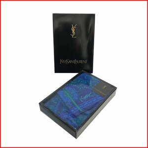 未使用保管品●YSL イヴサンローラン タオル●YVES SAINT LAURENT ブルー ハンドタオル フェイスタオル 札幌