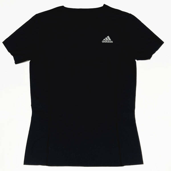 ■ADIDAS/アディダス CUT OFF/カットオフ VネックTシャツ・ブラックM新品■