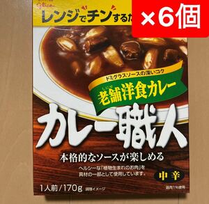 江崎グリコ カレー職人 老舗洋食カレー 中辛 6個セット