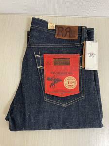 新品未使用！RRL LIMITED EDITION STRAIGHT Indigo 5 pocket pants 34-30