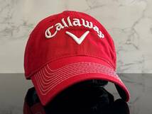 【新品ブランド品】送料無料 Callaway Golf キャロウェイ ゴルフ キャップ Callaway VとRAZRレーザーロゴ入 帽子 CAP レッド FREEサイズ_画像4