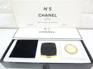 CHANEL シャネル N°5 プレスト パフューム セット品 練り香水 PRESSED PARFUM COMPACT No5 5番 150M-04