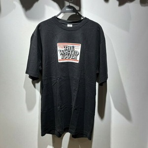 THE BLACK EYE PATCH 21ss Wasted Youth LABEL TEE XLサイズ ブラックアイパッチ ウェイステッドユース ラベルロゴ半袖Tシャツ