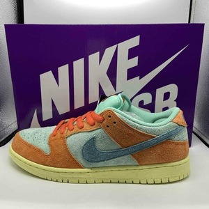 NIKE SB 23aw DUNK LOW PRO PRM 28.5cm ORANGE and EMERAID RISE DV5429-800 ナイキエスビー ダンクロープロプレミアム スニーカー