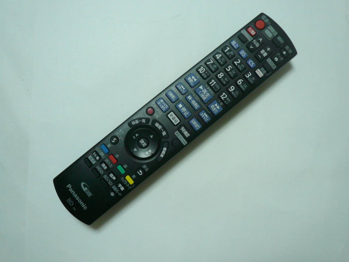 品)Panasonic ブルーレイディスクレコーダー用リモコン N2QBYB000014-