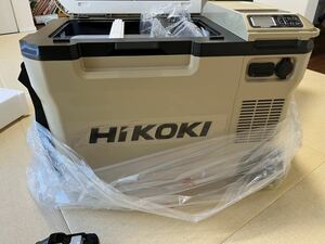 HiKOKI ポータブル　冷温庫UL18DBA 25L サウンドベージュ　バッテリー付き（36V 4.0Ah/18V 8.0Ah BSL36B18X）