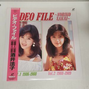 LD / 酒井法子　ビデオ・ファイル　1986~1988 1988~1989　VOL.1&VOL.2 / ビクター / 帯付き / VILL-12【M005】