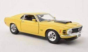 1/24 Ford Mustang Boss 429 フォード マスタング 1970 黄 黒 Motormax 梱包サイズ60