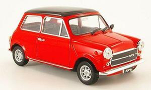 1/24 Mini Cooper 1300 1974 赤 黒屋根 ミニ クーパー Welly 梱包サイズ60