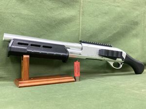 CYMA Remington M870 TAC-14 MARINE MAGNUM Tac. スポーツライン CM357SV エアーコッキング 作動確認済み M-style マリーン シルバー