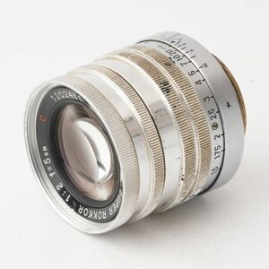 Chiyoko SUPER ROKKOR C 5cm 50mm F2 C L39 ライカLマウント #10035