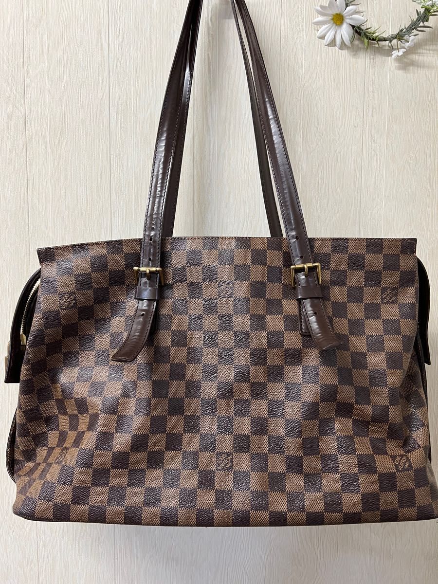 S5083 LOUISVUITTON ダミエ ハンドバッグ ソバージュ タイガー-