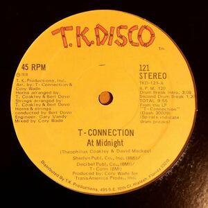 T CONNECTION AT MIDNIGHT 12INCH LARRY LEVAN DAVID MANCUSO FRANCOIS K DANNY KRIVIT JOE CLAUSSELL THEO PARRISH PARADISE GARAGE