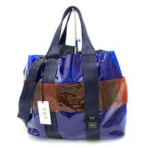 F☆ 未使用/ 定価4.9万円 '2WAY/ショルダー付き' PORTER ポーター × Sea NEW YORK モニカ MONICA TOTE/20SS クリアバッグ トートバッグ 鞄_画像1