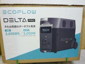 CV5314c beautiful goods exhibition goods EcoFlow eko flow high capacity portable power supply DELTA PRO outdoor disaster prevention 