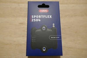 ABUS SPORTFLEX 2504/90 アブス ケーブルロック 鍵 ダイヤル式 