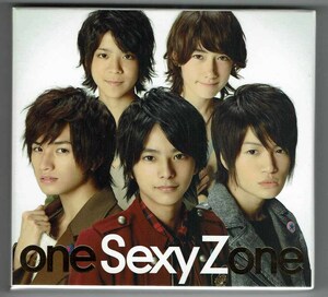 one Sexy Zone　初回限定盤 DVD付　Sexy Zone　CD