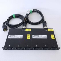 ★IBM★9306-RTP 3ポート パワーディストリビューター 電源分岐ユニット2台セット 39Y8912 200V用 PDU★ケーブル付き★704h04_画像1