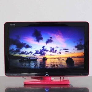 ★シャープ アクオス★19インチ 液晶テレビ LC-19K3 ピンク★リモコン付き SHARP★704h02