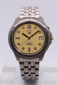 【SEIKO】AGS SPRIT TITANIUM 5M22-6B50 10BAR 中古品時計 分解掃除必要 23.10.7 