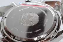 SEIKO系列の時計【PULSER】VD53-X180 10BAR QUARTZ CHRONOGRAPH PT3 629 未使用時計 電池交換済み 値札付き 23.10.22_画像8