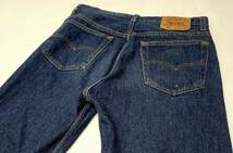 美品 濃紺 93年 USA製 levi's 501 w34 90s 90年代 アメリカ製 552 ビンテージジーンズ_画像5