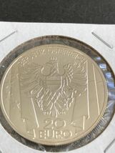 オーストリア 銀貨 20ユーロ 戦後復興（検索 外国 記念 silver 硬貨 古銭 コイン プルーフ PROOF 未使用 銀 銀行_画像2