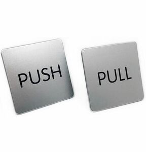 PUSH、PULLプレートセット　ドア